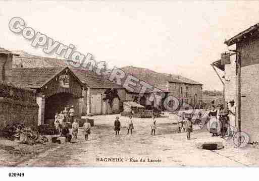 Ville de BAGNEUX, carte postale ancienne