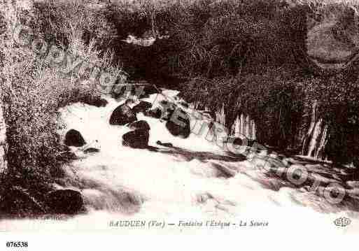 Ville de BAUDUEN, carte postale ancienne