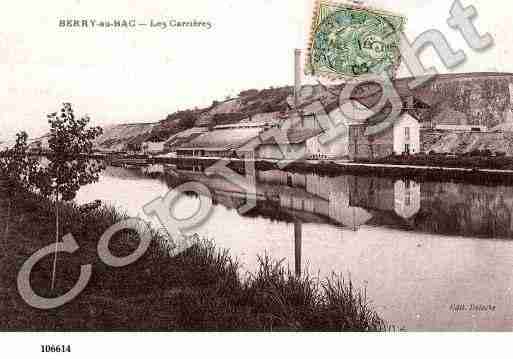 Ville de BERRYAUBAC, carte postale ancienne