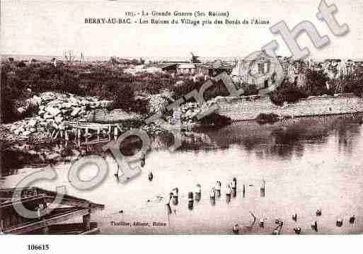 Ville de BERRYAUBAC, carte postale ancienne