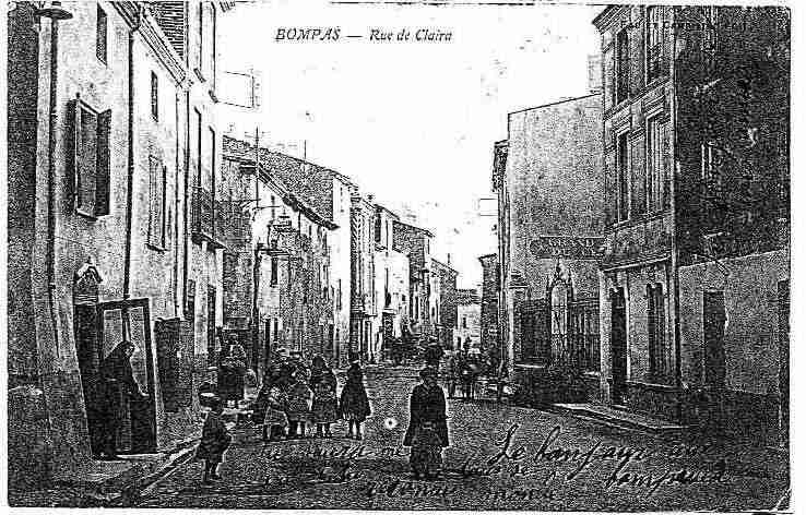 Ville de BOMPAS, carte postale ancienne