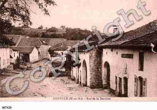 Ville de BORVILLE, carte postale ancienne Ville de BORVILLE, carte postale ancienne