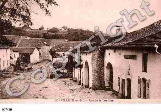 Ville de BORVILLE, carte postale ancienne