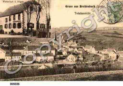 Ville de BREIDENBACH, carte postale ancienne