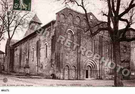 Ville de CADOUIN, carte postale ancienne