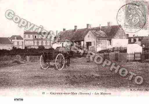 Ville de CAYEUXSURMER, carte postale ancienne