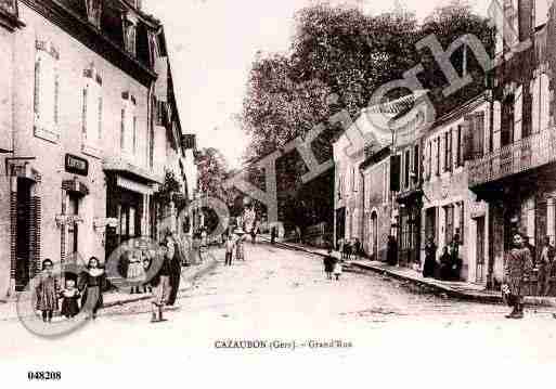 Ville de CAZAUBON, carte postale ancienne