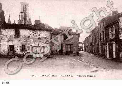 Ville de CERIZAY, carte postale ancienne