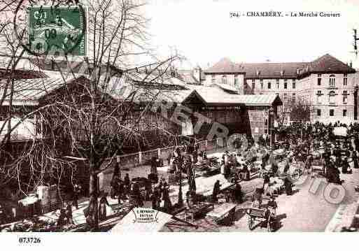 Ville de CHAMBERY, carte postale ancienne