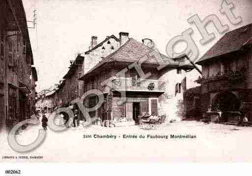 Ville de CHAMBERY, carte postale ancienne