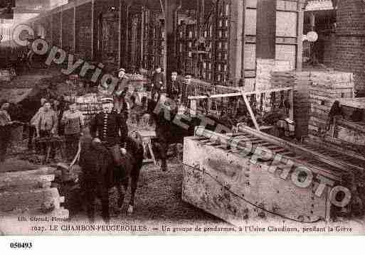 Ville de CHAMBONFEUGEROLLES(LE), carte postale ancienne