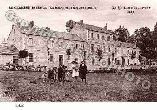 Ville de CHAMBONSURLIGNON(LE), carte postale ancienne