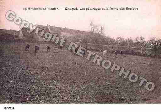 Ville de CHAPET, carte postale ancienne