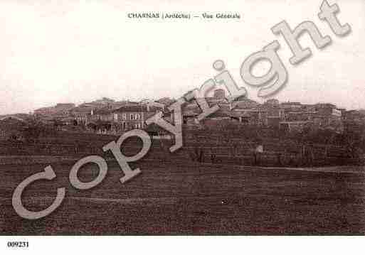 Ville de CHARNAS, carte postale ancienne