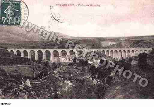 Ville de CHASSERADES, carte postale ancienne