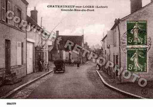 Ville de CHATEAUNEUFSURLOIRE, carte postale ancienne