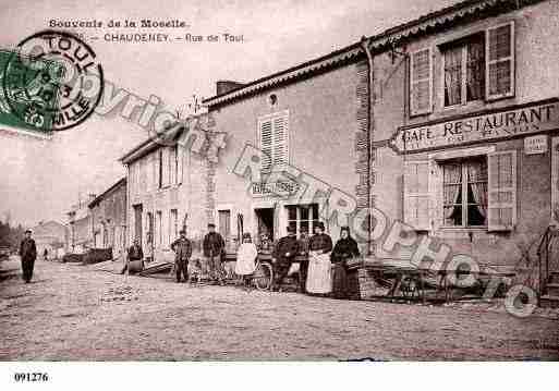 Ville de CHAUDENEYSURMOSELLE, carte postale ancienne