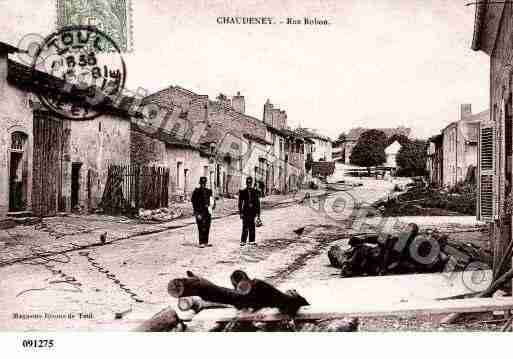 Ville de CHAUDENEYSURMOSELLE, carte postale ancienne Ville de CHAUDENEYSURMOSELLE, carte postale ancienne