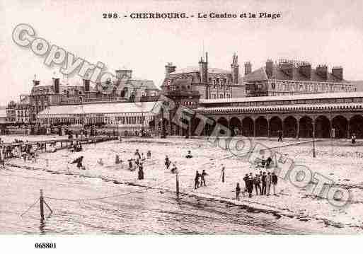 Ville de CHERBOURG, carte postale ancienne