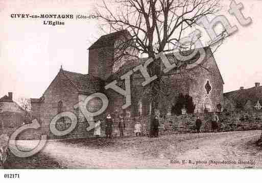 Ville de CIVRYENMONTAGNE, carte postale ancienne Ville de CIVRYENMONTAGNE, carte postale ancienne