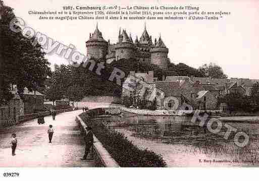 Ville de COMBOURG, carte postale ancienne