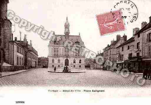 Ville de CORBEILESSONNES, carte postale ancienne