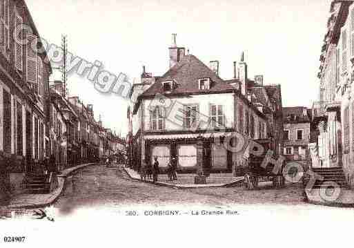 Ville de CORBIGNY, carte postale ancienne