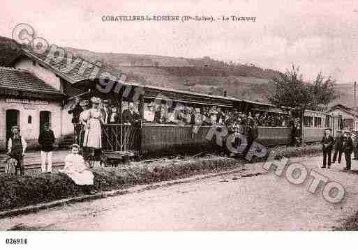 Ville de CORRAVILLERS, carte postale ancienne