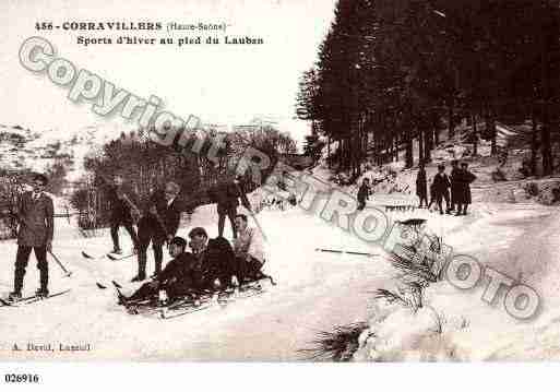 Ville de CORRAVILLERS, carte postale ancienne