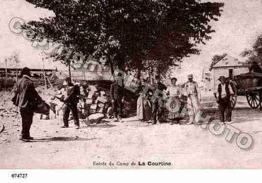 Ville de COURTINE(LA), carte postale ancienne