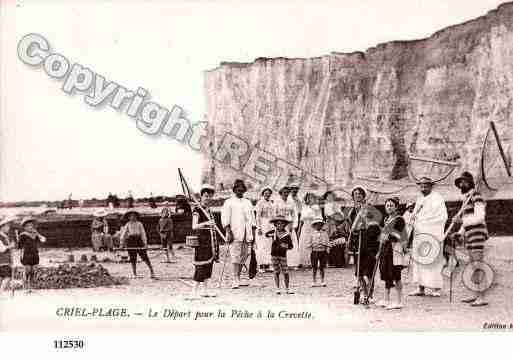 Ville de CRIELSURMER, carte postale ancienne