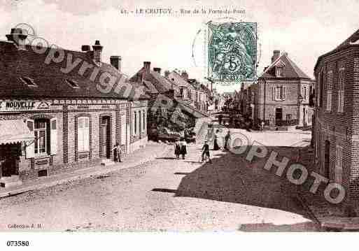 Ville de CROTOY(LE), carte postale ancienne