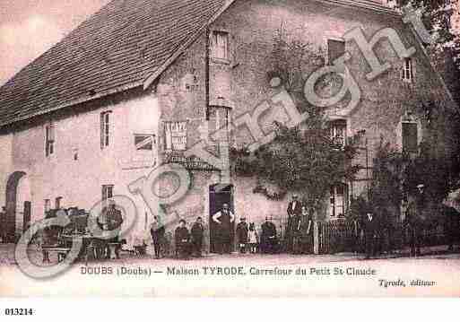 Ville de DOUBS, carte postale ancienne