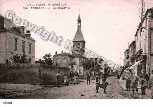 Ville de ENNEZAT, carte postale ancienne