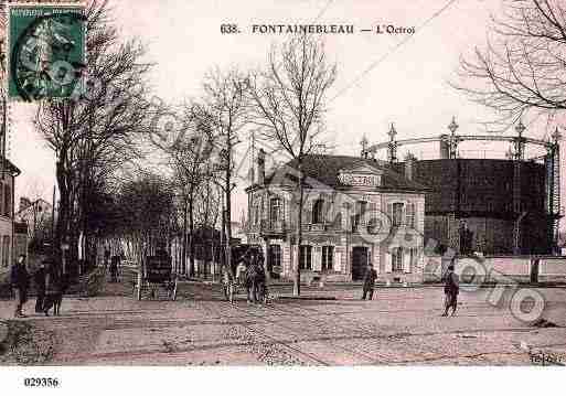 Ville de FONTAINEBLEAU, carte postale ancienne