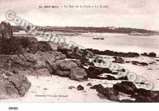 Ville de FOUESNANT, carte postale ancienne