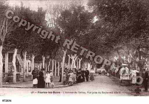 Ville de FOURAS, carte postale ancienne