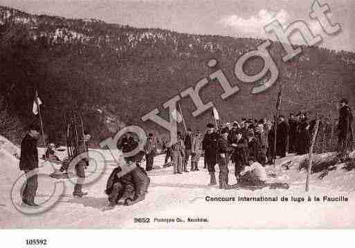 Ville de GEX, carte postale ancienne