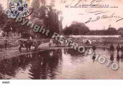 Ville de GRANDQUEVILLY(LE), carte postale ancienne