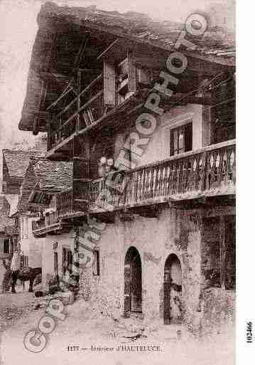 Ville de HAUTELUCE, carte postale ancienne