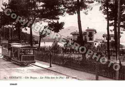 Ville de HENDAYE, carte postale ancienne