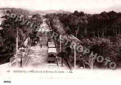 Ville de HENDAYE, carte postale ancienne