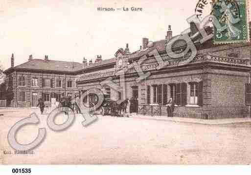 Ville de HIRSON, carte postale ancienne