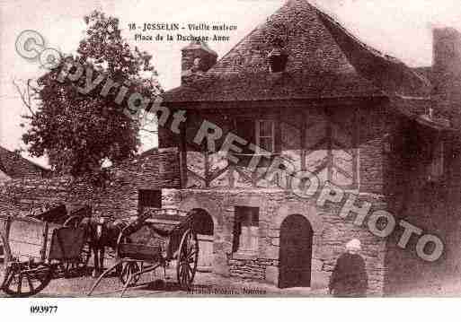 Ville de JOSSELIN, carte postale ancienne