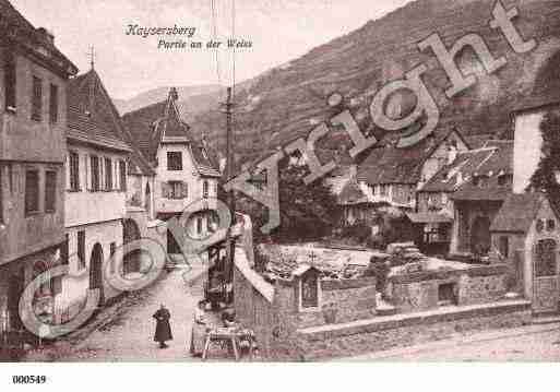Ville de KAYSERSBERG, carte postale ancienne