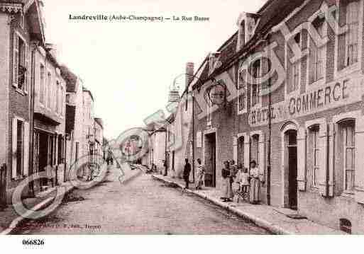 Ville de LANDREVILLE, carte postale ancienne