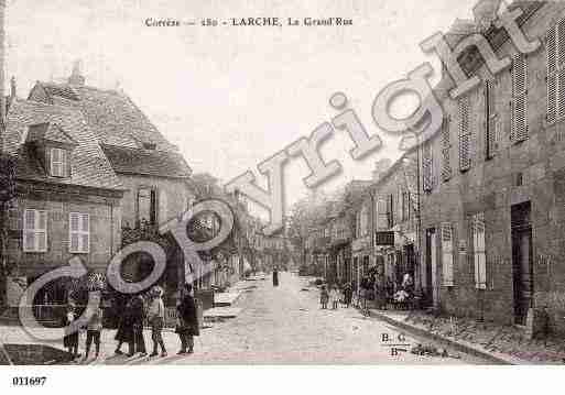 Ville de LARCHE, carte postale ancienne