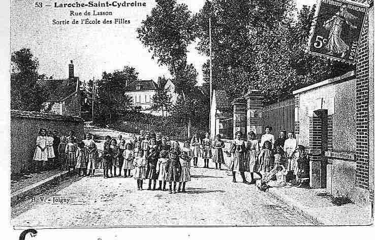 Ville de LAROCHESTCYDROINE, carte postale ancienne