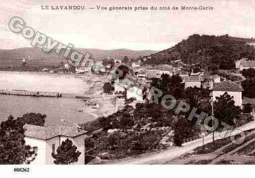 Ville de LAVANDOU(LE), carte postale ancienne