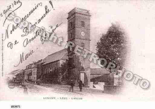 Ville de LEXY, carte postale ancienne